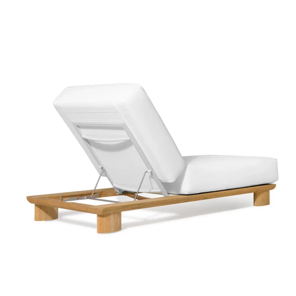 teak sun lounger chair